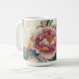 Floating Peony Kaffeetasse
