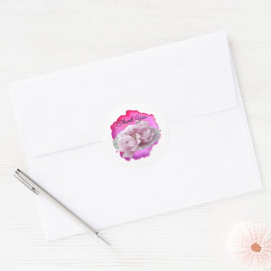 Floating Peony Sticker (Umschlag)