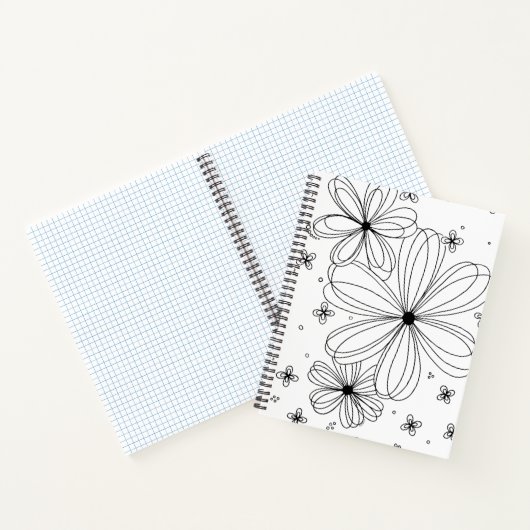 Floating Petals – Spiral Notebook  Notizblock (Innenseite)