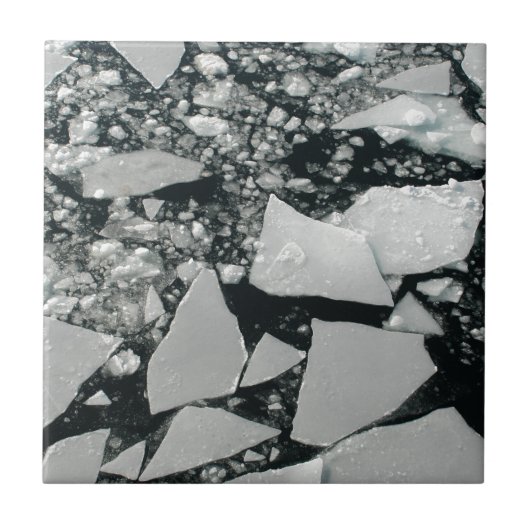 Floating Pieces of Broken Arctic Ice Fliese (Vorderseite)
