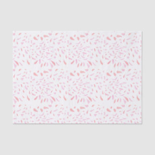Floating Pink Petals Watercolor Tissue Paper Seidenpapier