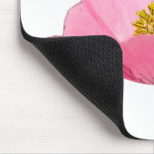 Floating Pink Poppy Nah-up Mousepad (Ecke)