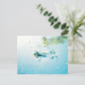 Floating Postkarte (Stehend Vorderseite)