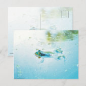Floating Postkarte (Vorne/Hinten)
