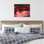 Floating Red Eye Art Wall Leinwand (Insitu (Schlafzimmer))