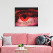 Floating Red Eye Art Wall Leinwand (Insitu (Wohnzimmer))