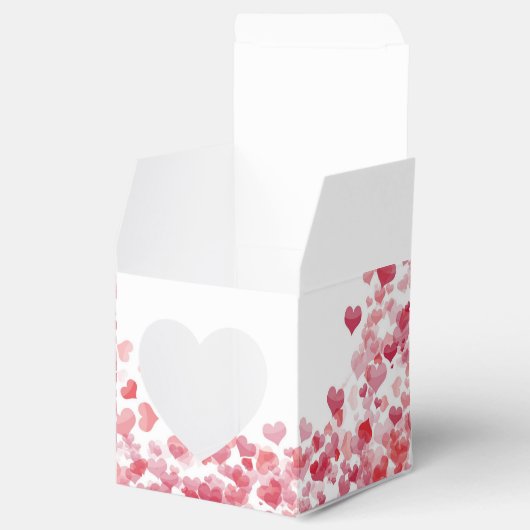 Floating red heart box geschenkschachtel (Geöffnet)