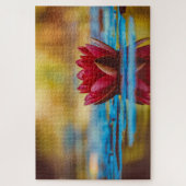 Floating Red Lotus Puzzle (Vertikal)