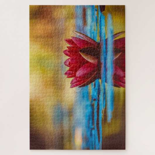 Floating Red Lotus Puzzle (Vertikal)