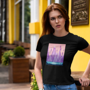 Floating Rocks Fantasy Landschaft T-Shirt