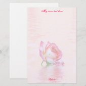 Floating-Rose Briefpapier (Vorne/Hinten)