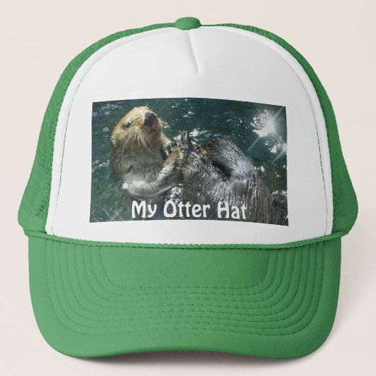 Floating Sea Otter "My Otter Hat!" Kappe (Vorderseite)
