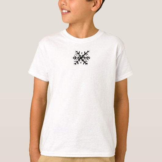 Floating Snowflake Mini - und T-Shirt (Vorderseite)