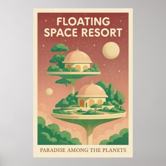 Floating Space Resort Poster (Vorne)