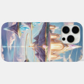 Floating Temple Phone Case - Pastel Crystal City (Rückseite (Horizontal))