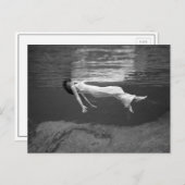 Floating Underwater, 1947 Postkarte (Vorne/Hinten)