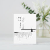 Floating Weeds Postkarte (Stehend Vorderseite)