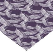 Floating White Feathers Kurzer Tischläufer (Ecke)