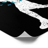Floating wie Butterfly Sting Bee Boxer Liebe Boxin Poster (Ecke)