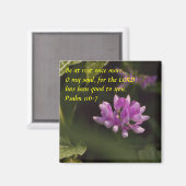 Floating-Wildblume Magnet (Vorderseite/Rückseite)