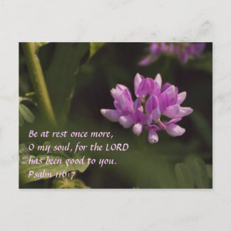 Floating-Wildblume Postkarte