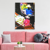 Floatmarkt in Bangkok Leinwanddruck (Insitu (Wohnzimmer))