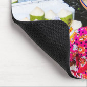 Floatmarkt in Bangkok Mousepad (Ecke)