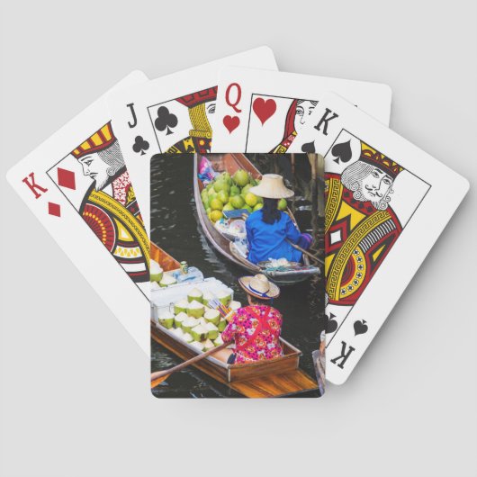 Floatmarkt in Bangkok Spielkarten (Rückseite)