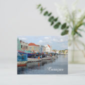 Floatmarkt in Curacao Postkarte (Stehend Vorderseite)