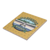 Floatplane Luftfahrt-Wildnis Fliese (Seite)