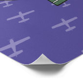 Floatplane Luftfahrt-Wildnis Poster (Ecke)
