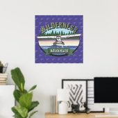 Floatplane Luftfahrt-Wildnis Poster (Heimbüro)