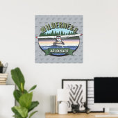 Floatplane Luftfahrt-Wildnis Poster (Heimbüro)