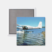 Floatplane N99798 auf Grafitsee Magnet (Vorderseite/Rückseite)