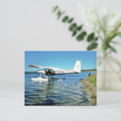 Floatplane N99798 auf Grafitsee Postkarte (Stehend Vorderseite)