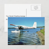 Floatplane N99798 auf Grafitsee Postkarte (Vorne/Hinten)