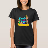 Floats and Hoes Canoe River Trip Float Day  Lake T-Shirt (Vorderseite)