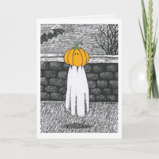 Floaty Ghost-Karte Karte (Vorderseite)