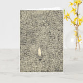 Floaty Ghost Mini Karte (Gelbe Blume)