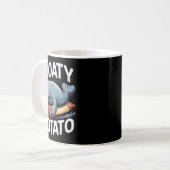 Floaty Tatoes Manatee Funny Sea Cow Ocean Animal L Kaffeetasse (Vorderseite Links)