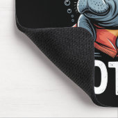 Floaty Tatoes Manatee Funny Sea Cow Ocean Animal L Mousepad (Ecke)