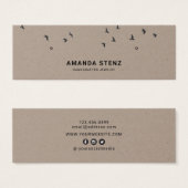 ©Flock Birds Earring Hoops Studs Display Card (Vorne & Hinten)