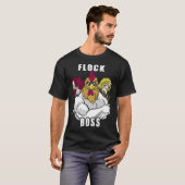 Flock Boss Herde Boss Huhn Liebe Roosters 1 T-Shirt (Vorne ganz)
