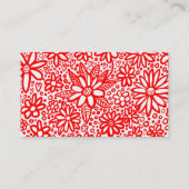 Flock Heart - Maßgeschneidert Visitenkarte (Rückseite)