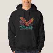 Flock in Fellemoshiip Hoodie (Vorderseite)