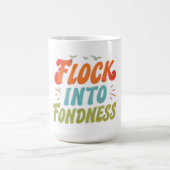 Flock in Fondness Kaffeetasse (Mittel)