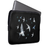 Flock of Fly Swallow Birds Illustration Laptopschutzhülle (Vorne Rechts)