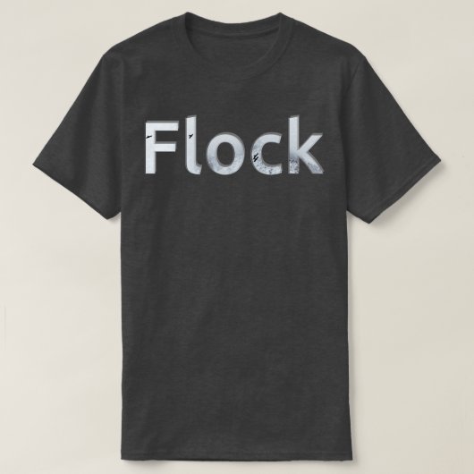 Flock T-Shirt (Design vorne)