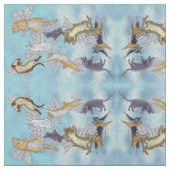 Flock von Angel Cats Fabric Stoff (Muster)