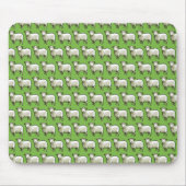 Flock von Wollweißblechen Pixel Art Muster Mousepad (Vorne)